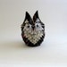 Granny Owl Origami Sculpture with Round Glasses