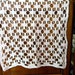Large Doily - Geometric Crochet Centerpiece - Hand Crocheted 8172