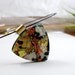 Dichroic Glass Pendant Necklace, Warm Colors, Fused Glass Jewelry