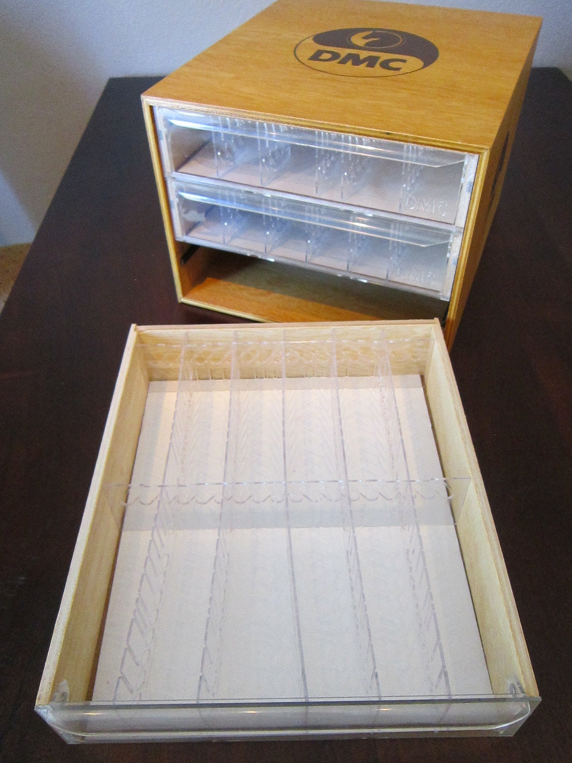 SALE vintage DMC floss commercial display