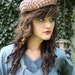 50s pillbox hat / 1950s rose pink beret / sequins