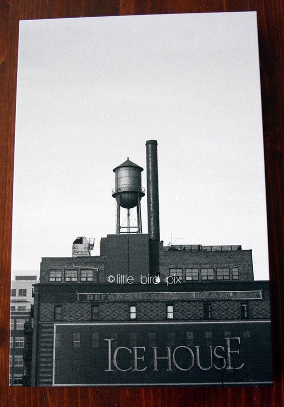 Items similar to Historic Ice House Downtown Denver, LoDo Colorado 18 x 12 Fine Art