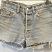 Levi 501 Cut-Offs, Button Fly, True Vintage 1960's-70's, Women's Spring Summer Shorts, Goes with Everything, 30 Inch Waist