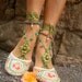 pistachio green heels
