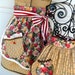 Mother Daughter Matching Half Apron Set Cottage Chic French Country