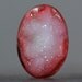 Red Druzy Agate Gemstone - Oval Cabochon - Sparkling, Natural Crystals - Geode Geodes - 29mm (2897)