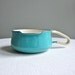 Dansk Kobenstyle Turquoise Blue Enameled Sauce Pan, 1960s