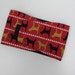 Belly Band Diaper for Dog Doggie Puppy- Dogs on Red with Black Fleece liner XXS - L