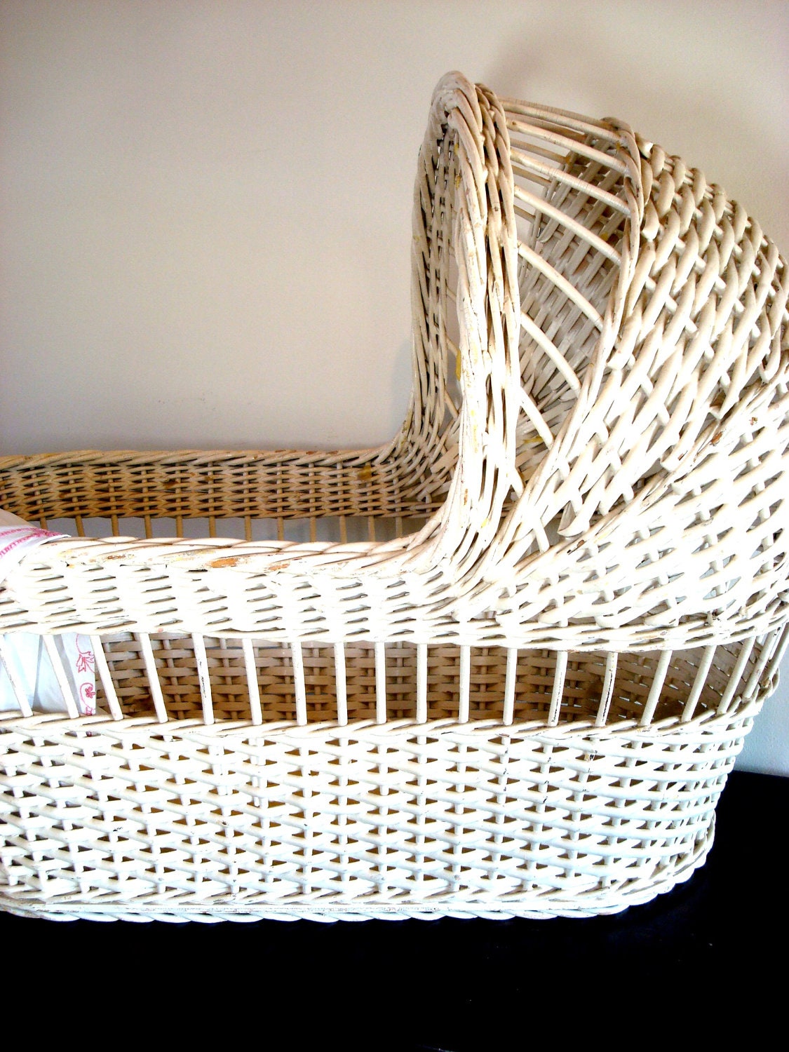 Vintage 1940 Wicker Baby Reserved thru 12/14 CAS