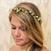 Twisted Green Meadow Jewel Nature Crown