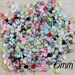 MIX-6mm-Set of 100-Flat back Pearls-Mixed Grab Bag