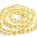 14.6" Natural Baltic Amber butter color teething necklace / child healing necklace - max healing effect