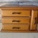 Vintage Jewelry Box Wooden Cream Interior
