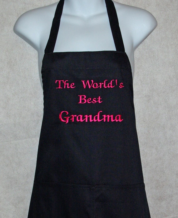 Grandma Apron Custom Personalized Grandparent Gift Nana