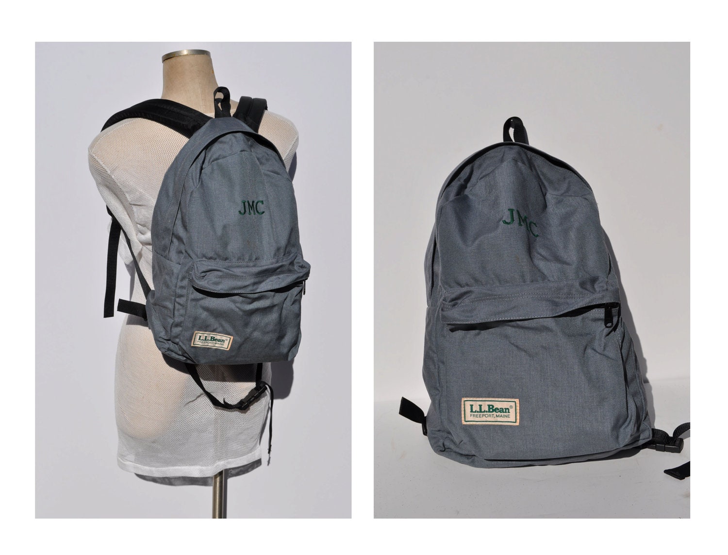 vintage backpack LL BEAN back pack carry on daypack by andyhaul