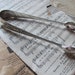 Antique Silver Plated Small Sugar Tongs Ornate - 4.5 Inches