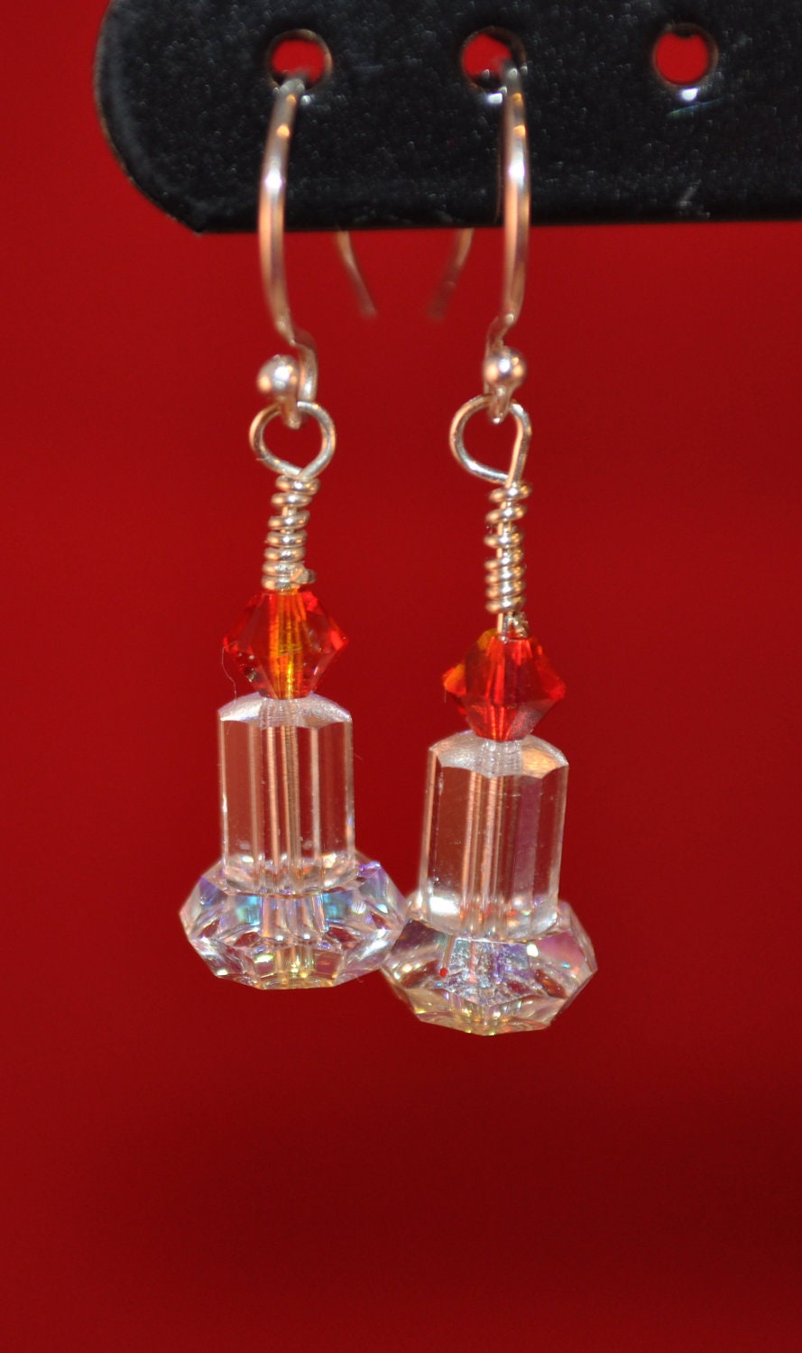 Swarovski Candle Earrings