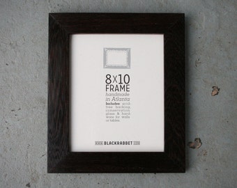 Exotic African Wenge Wood Natural Finish Picture Frame (8x10)