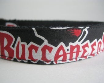 Tampa Bay Buccaneers hemp dog collar or leash