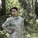 Golden Warrior Futuristic renaissance costume blouse