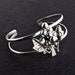 Vintage Sterling Silver Grape Cuff Bracelet - Signed Taxco Jewelry / Through the Grape Vine