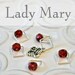 Lady Mary, Downton Abbey . . . Stitch Marker Set