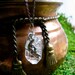 Quartz Crystal and Crescent Moon Necklace