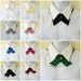 Lot of Continental Cross Ties with Pearl Snap Buttons Vintage Unisex Necktie Fashion