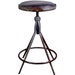 RESERVED for RBV Industrial Drafting Stool Mid Century