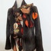 SALE Felted Scarf Orange Yellow Coffee Cream tree Handmade on Etsy
