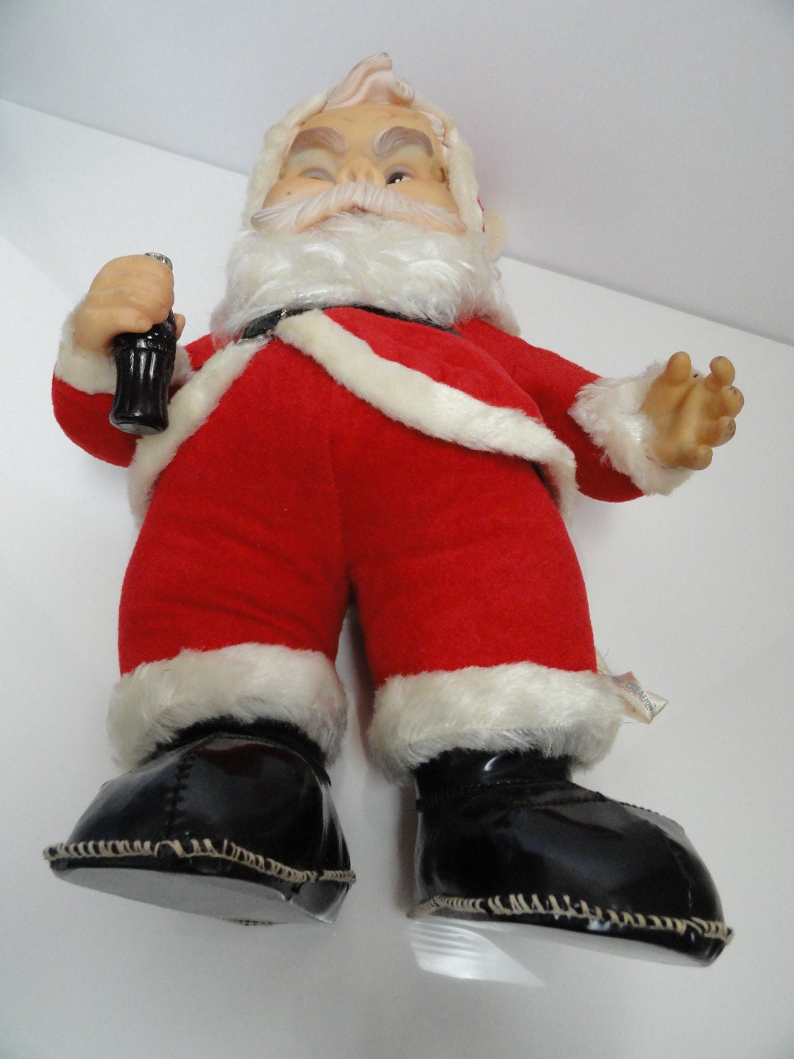 antique coca cola santa doll