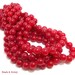 Candy Jade, Ruby Red (Dyed), Round, Smooth, Gemstone Beads, 10mm, 40pcs, Full-Strand - ID 569