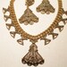 SALE Vintage 1980s Mayan Eqyptian Necklace & Earrings Set Jose Maria Barrera for Avon