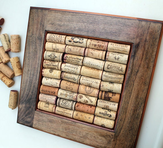Wine Cork Crafts DIY Bulletin Board Kit made from