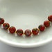 Beautiful high quality red cloisonne beads 8mm