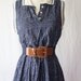 belt leather nautical navy dockers stretch