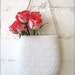 Porcelain Flower Lace Hanging Wall Pocket