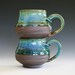 Pair of Coffee Mugs, handmade ceramic cups, ceramic stoneware mugs