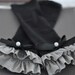 Black Knit Leg Warmers with Color Knit Ruffles / Baby Girl Leg Warmers