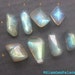 RESERVed for NiCOLE. LABRADORITE. Tavernier Antique Cut Cabochons. GLOWiNG SHiMMER. Peacock Sheen. 1 pc. 2.85 cts. 9x11x6mm (LAB3A4)