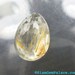 RUTILATED Quartz. Micro Facet Honeycomb Rose Cut. 1 pc. 12.21 cts. 13x19 mm (RTQ762A)