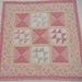 Handmade Patchwork Baby Girl Quilt or Table Topper