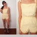 Yellow Terry Cloth romper