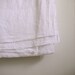 Yardage - 100% pure linen fabric plain colour washed clean bright white by the yard for sewing