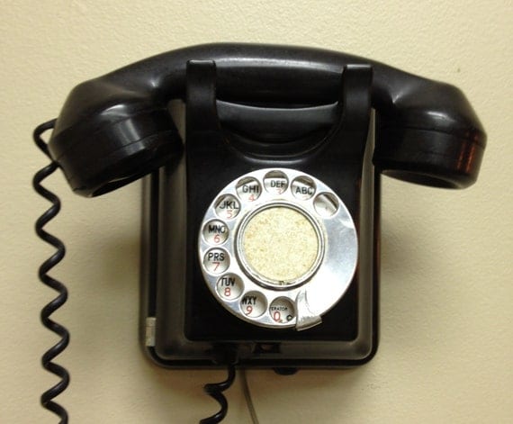 1930's Rotary Wall Phone