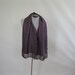 Vintage 1959s Mens Scarf / Aquasutum of london / Silk Fringe / Mad Men