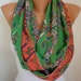 Infinity Scarf Shawl Circle Scarf Loop Scarf Gift -fatwoman