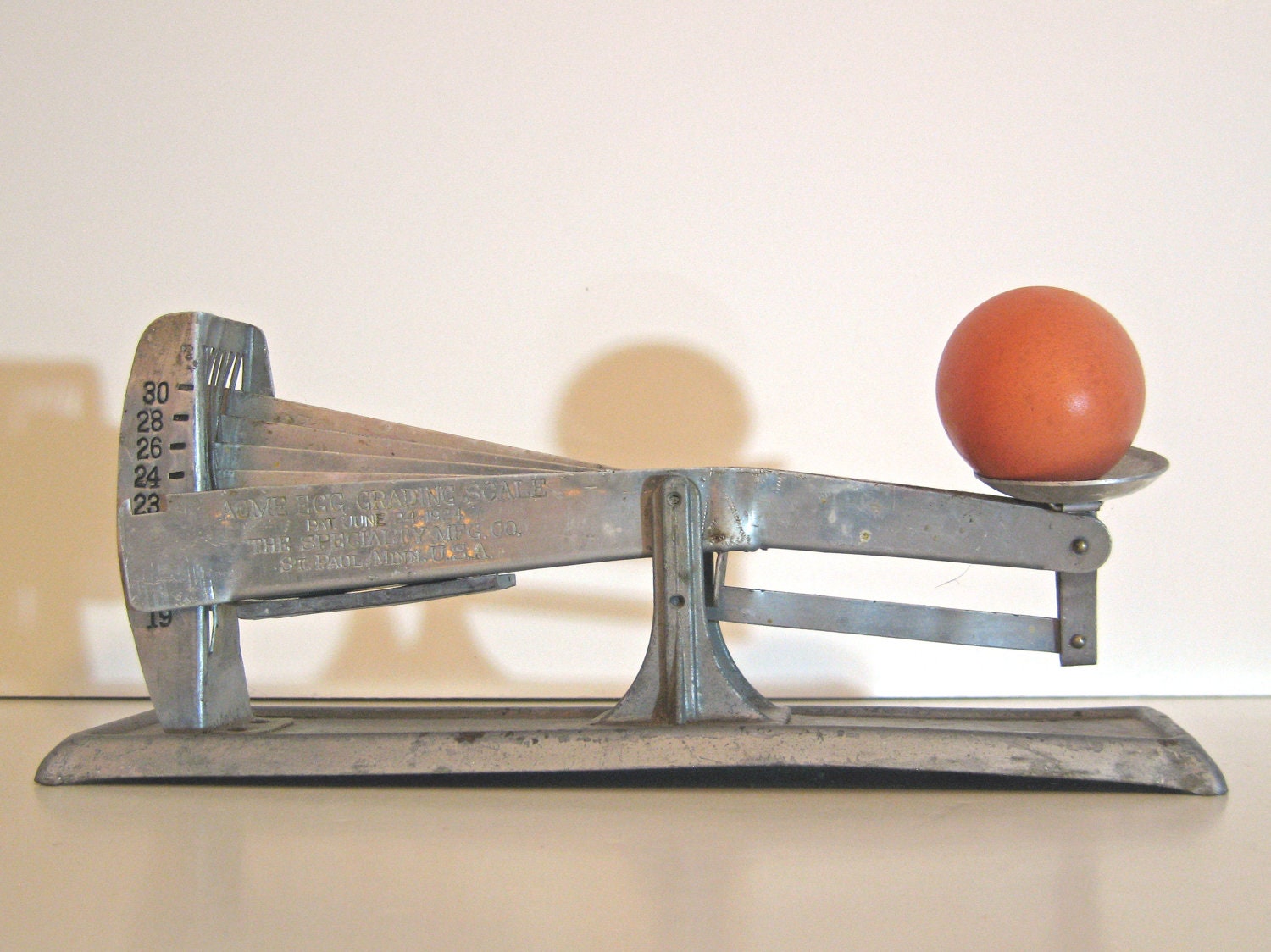Antique Egg Grading Scale Acme Vintage Farmhouse by Brothertown