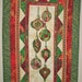 Christmas Ornament Wall Hanging or Table Topper Quilted