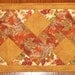Autumn Table Runner Pieced and Quilted